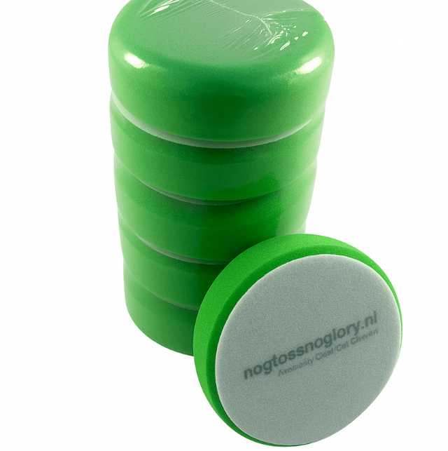 Polijstpad groen 76 mm, 5 stuks