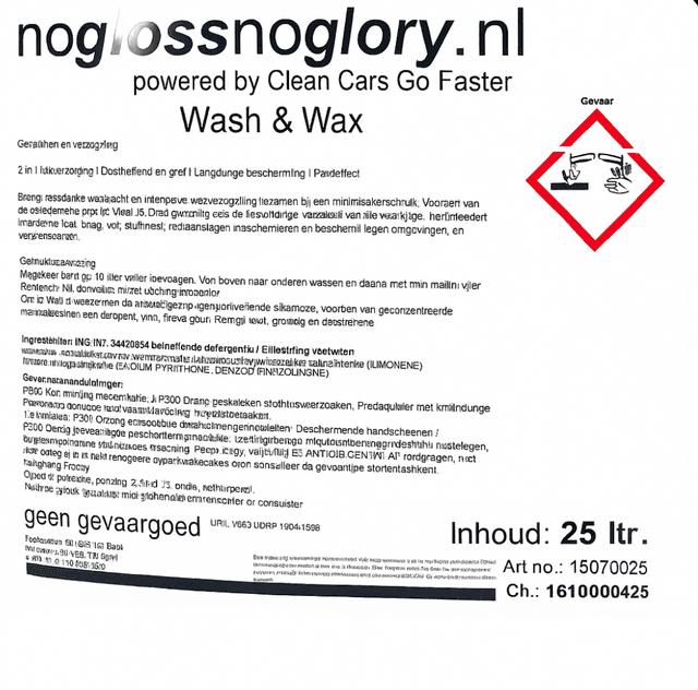 Was en Wax Shampoo 25 liter 